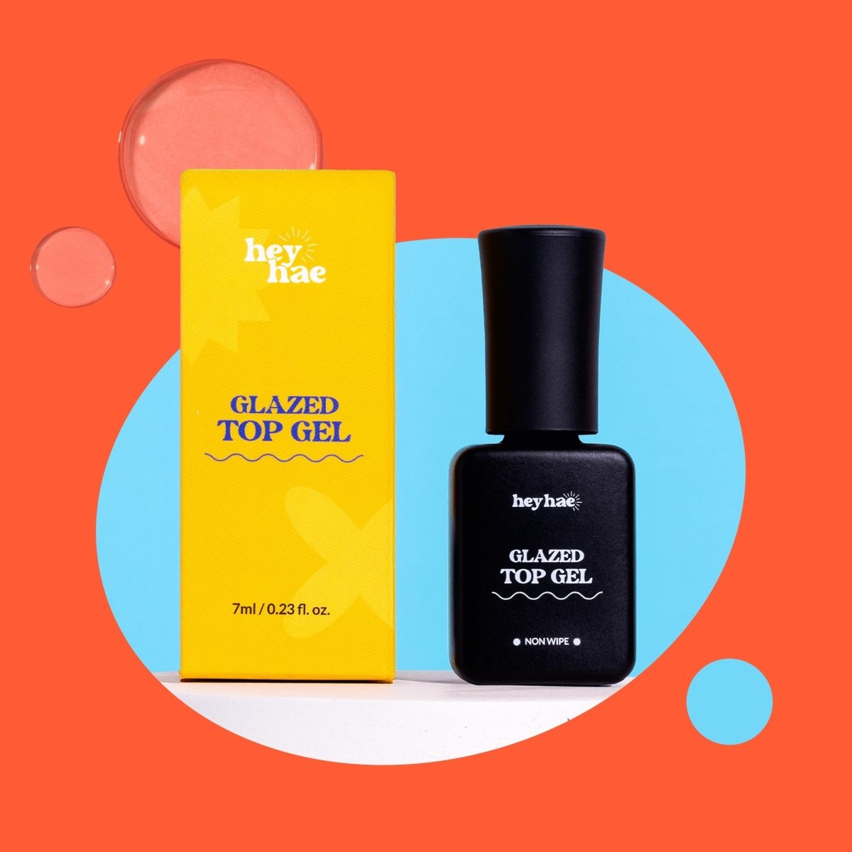 Glazed Top Gel - Heyhae - sun sured gel nail stickers