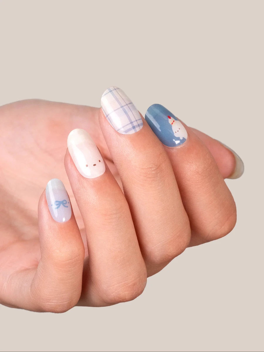 ジェルネイル・ネイルシール Hey! heyhae | Hey, It's Kino | Semi Cured gel nail wraps | Cute Seal