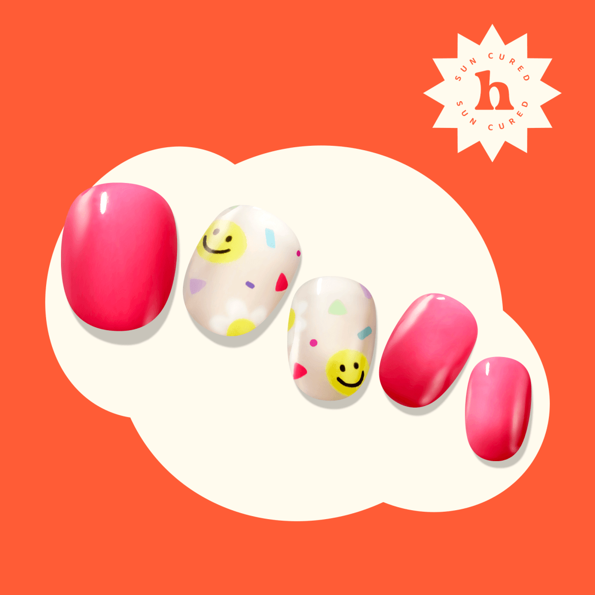 Hey, Pink Is the New Black - Heyhae - sun sured gel nail stickers