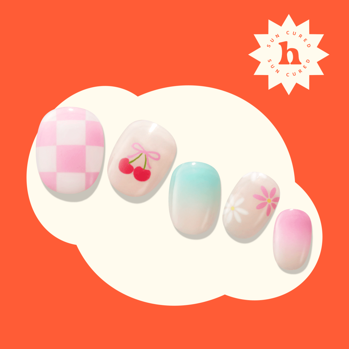 Hey, Sweet Treat - Heyhae - sun sured gel nail stickers