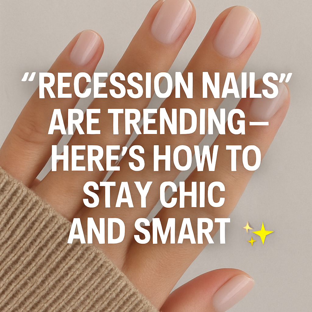 “Recession Nails” Are Trending—Here’s How to Stay Chic and Smart 💅✨