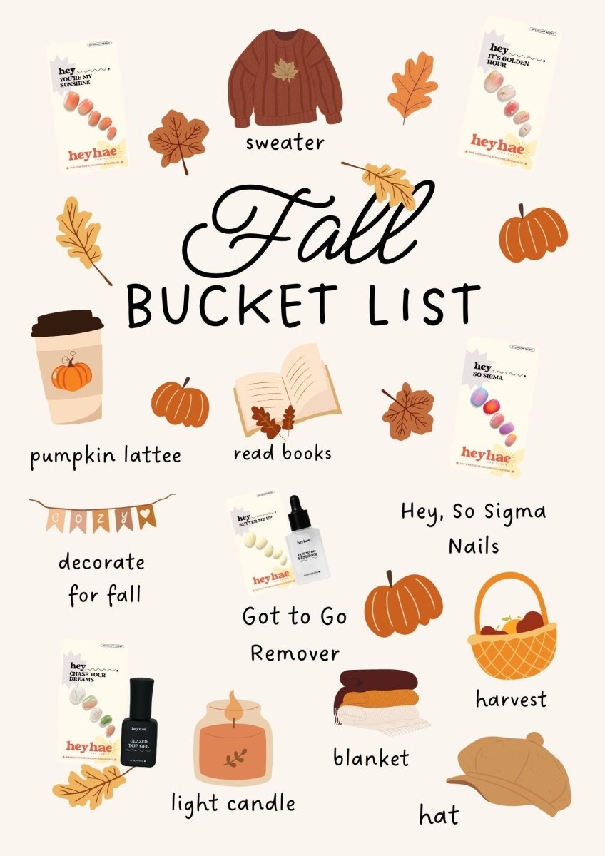 Fall Bucket List: Heyhae Nails to Match the Season - Heyhae