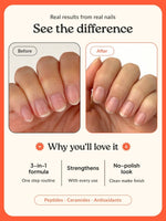 All Care Base Coat - Heyhae - sun sured gel nail stickers