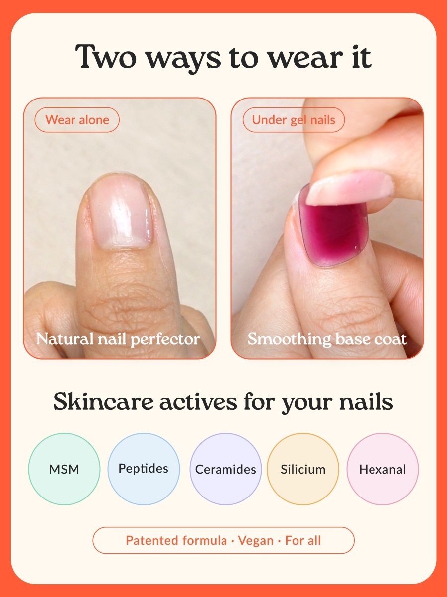 All Care Base Coat - Heyhae - sun sured gel nail stickers