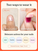 All Care Base Coat - Heyhae - sun sured gel nail stickers