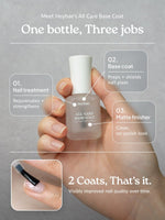 All Care Base Coat - Heyhae - sun sured gel nail stickers