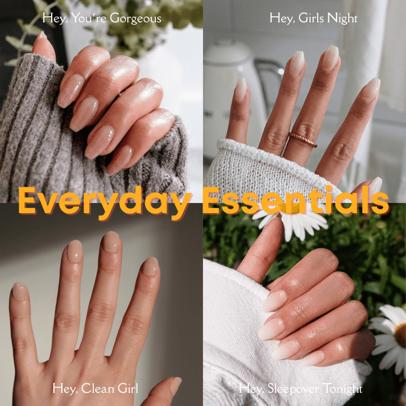 Everyday Essentials - Heyhae - sun sured gel nail stickers
