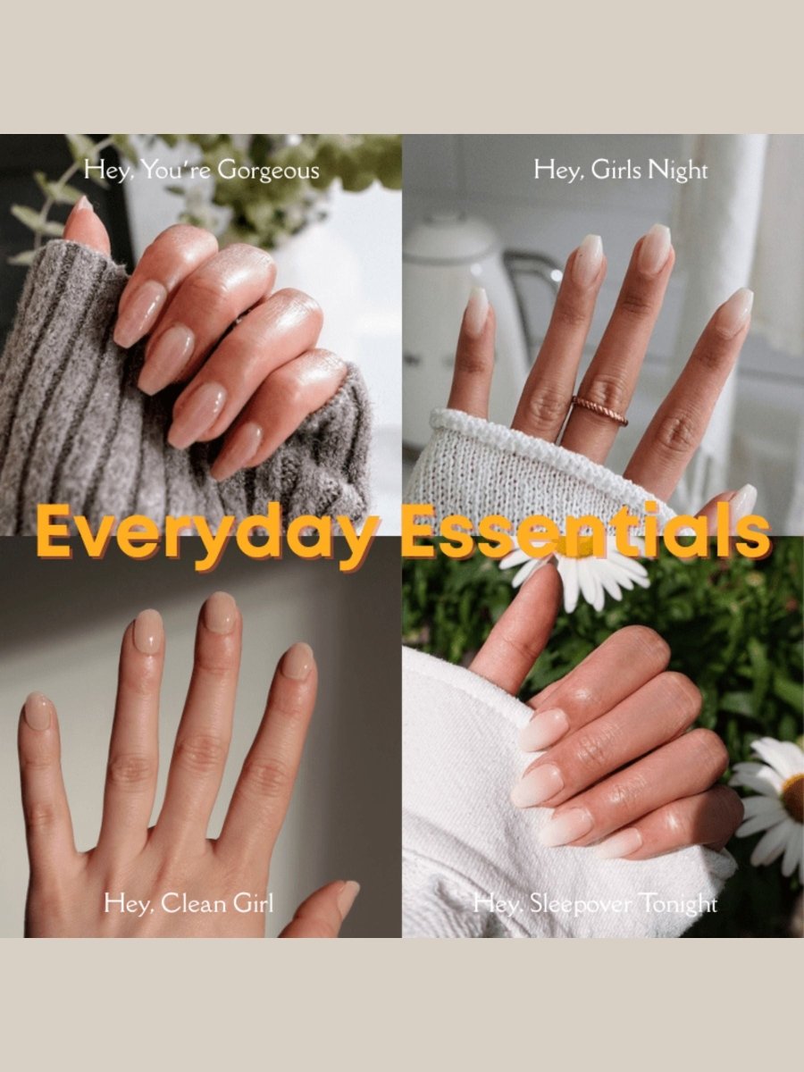 Everyday Essentials - Heyhae - sun sured gel nail stickers