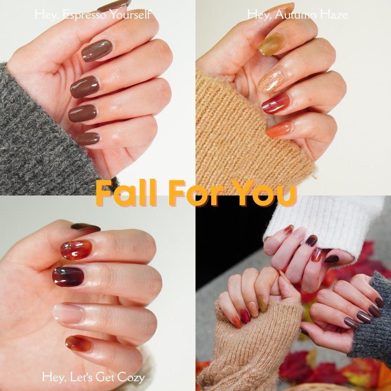 Fall For You - Heyhae - sun sured gel nail stickers