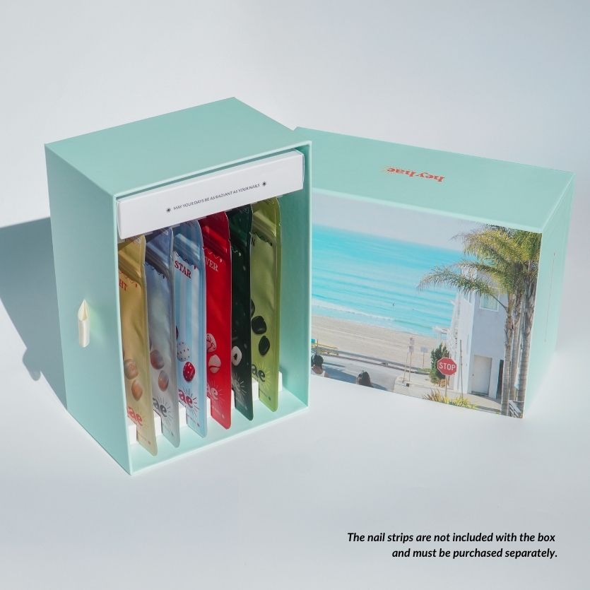 Gift Box w. LED Lamp - Heyhae - sun sured gel nail stickers