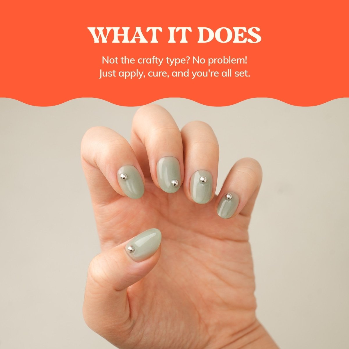 [Gift] Moonlit Drops - Heyhae - sun sured gel nail stickers
