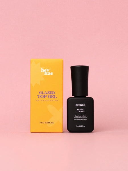 heyhae Gel Top Coat – High-Shine UV Finish | Glazed Top Gel – Heyhae