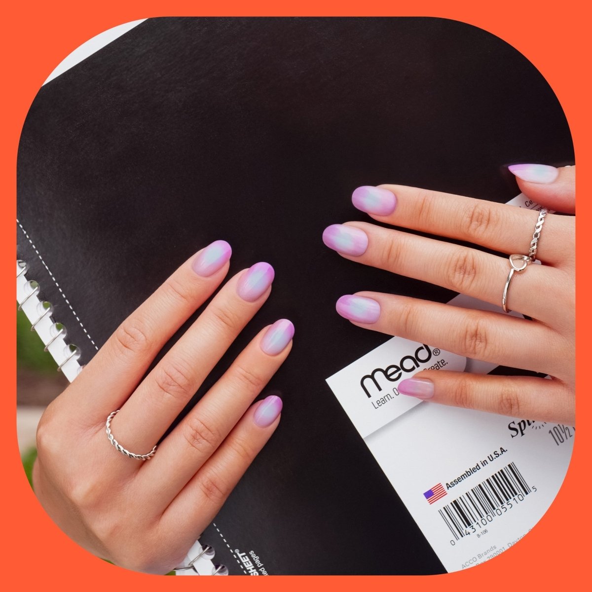 Hey, 2 Cool 4 School - Heyhae - sun sured gel nail stickers