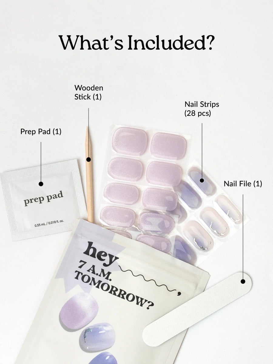 Hey, 7 A.M. Tomorrow? - Heyhae - sun sured gel nail stickers