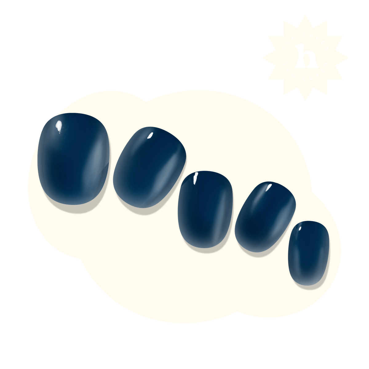 Hey, After Dark - Heyhae - sun sured gel nail stickers