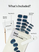 Hey, After Dark - Heyhae - sun sured gel nail stickers