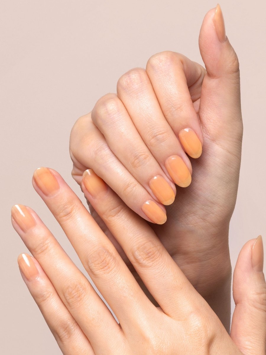 Hey, Apricot Glow Nail Gloss - Heyhae - sun sured gel nail stickers