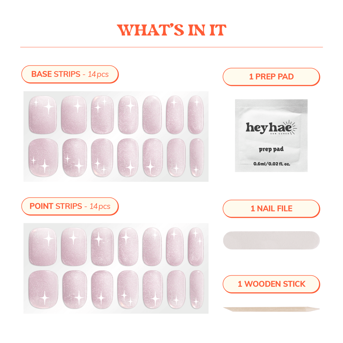 Hey, Attention Please! - Heyhae - sun sured gel nail stickers