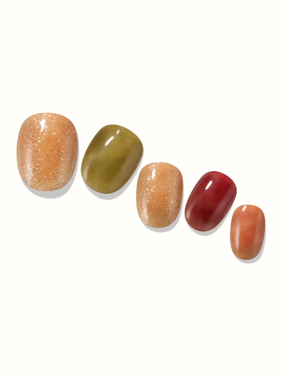 Hey, Autumn Haze - Heyhae - sun sured gel nail stickers