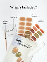 Hey, Autumn Haze - Heyhae - sun sured gel nail stickers