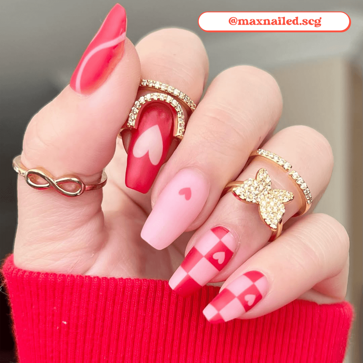 Hey, Be My Valentine - Heyhae - sun sured gel nail stickers