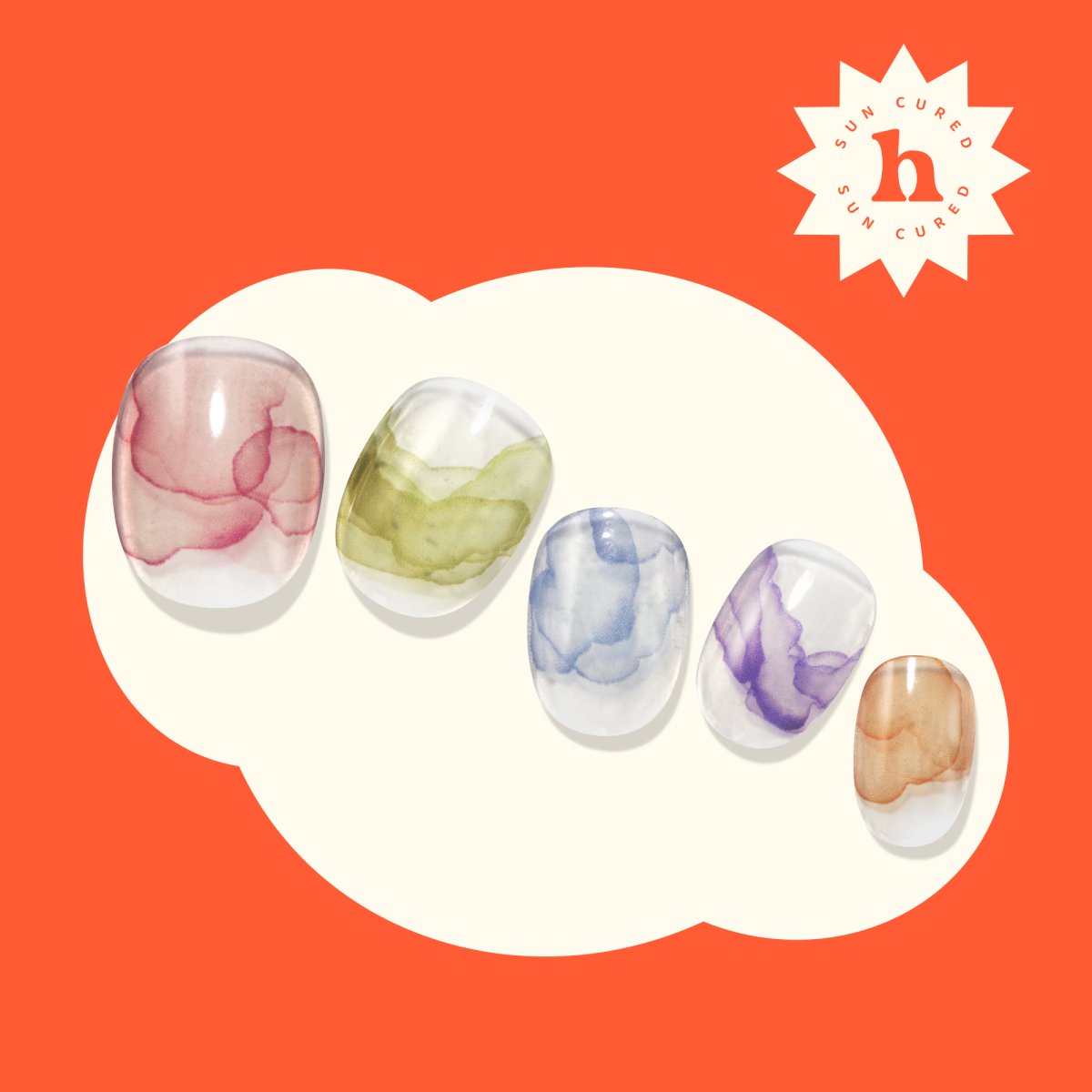 Hey, Be Ready By 11 - Heyhae - sun sured gel nail stickers