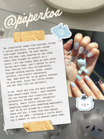Hey, Bear With Me - Heyhae - sun sured gel nail stickers
