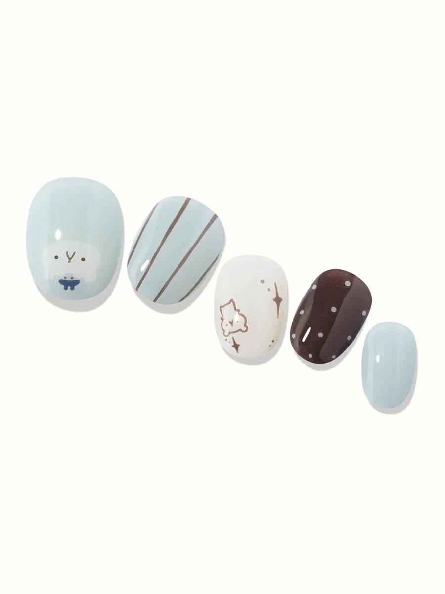 Hey, Bear With Me - Heyhae - sun sured gel nail stickers