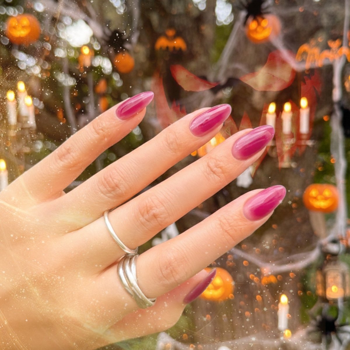 Hey, Berry Bold - Heyhae - sun sured gel nail stickers