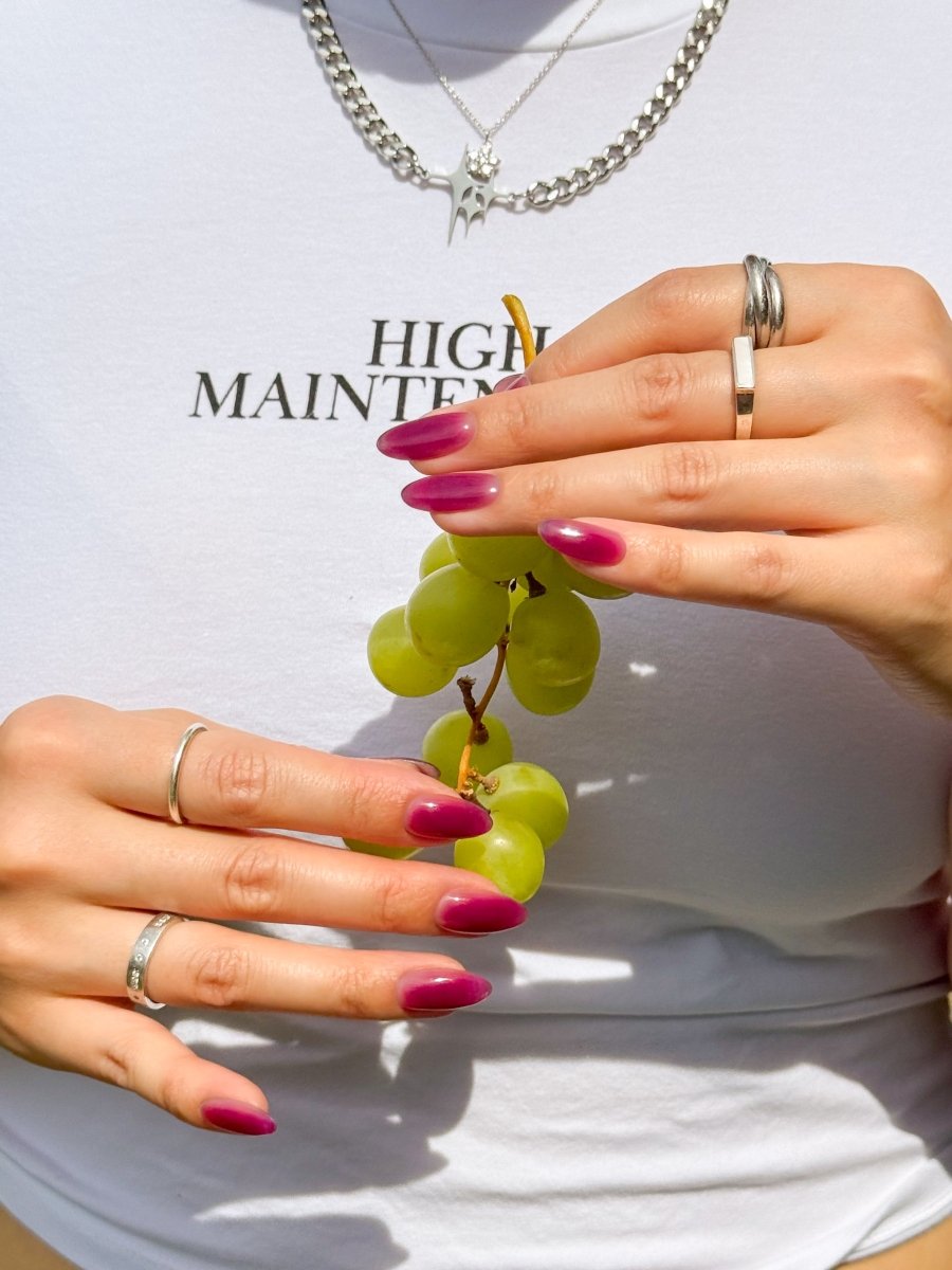 Hey, Berry Bold - Heyhae - sun sured gel nail stickers