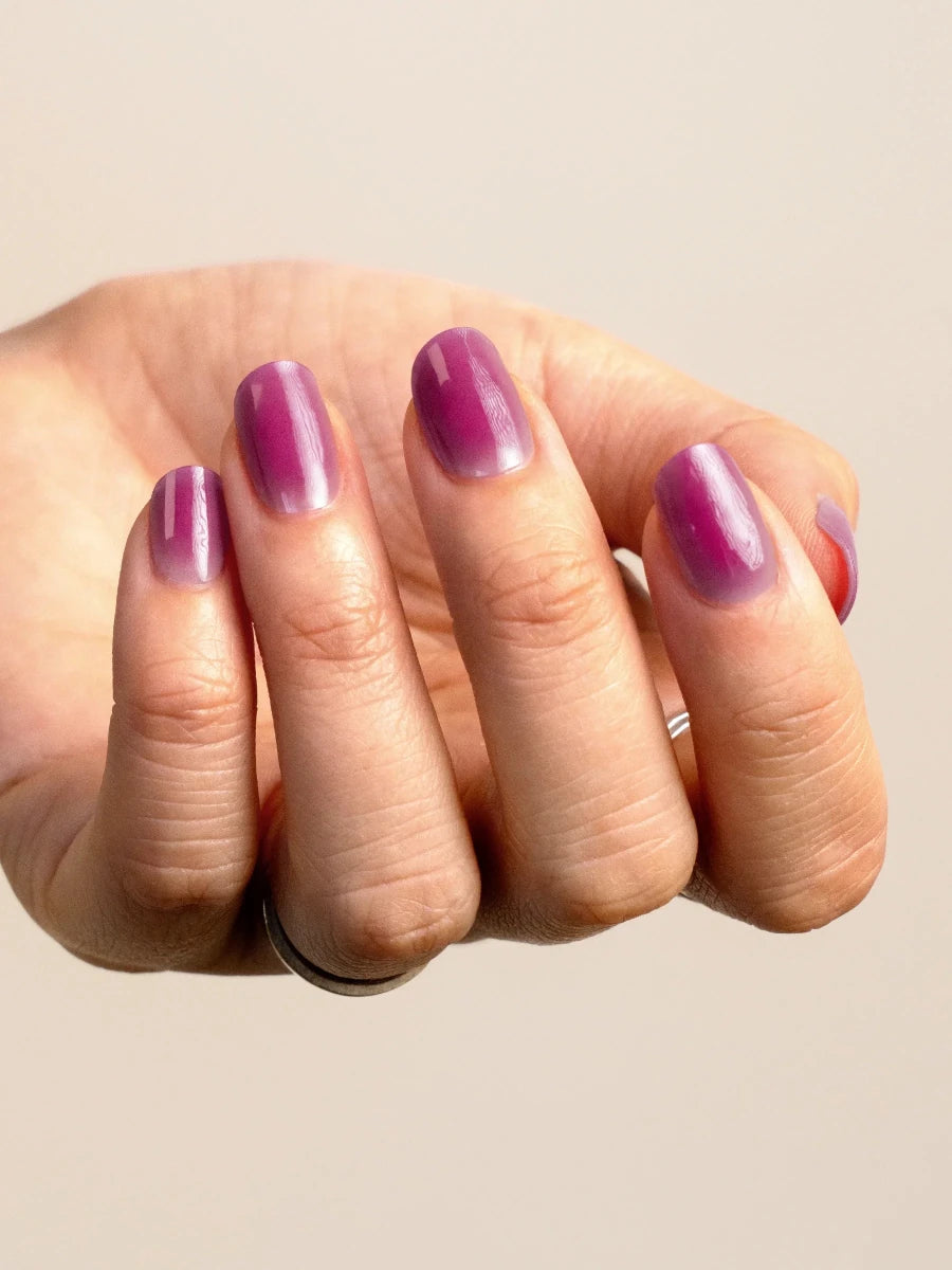 Hey, Berry Bold - Heyhae - sun sured gel nail stickers