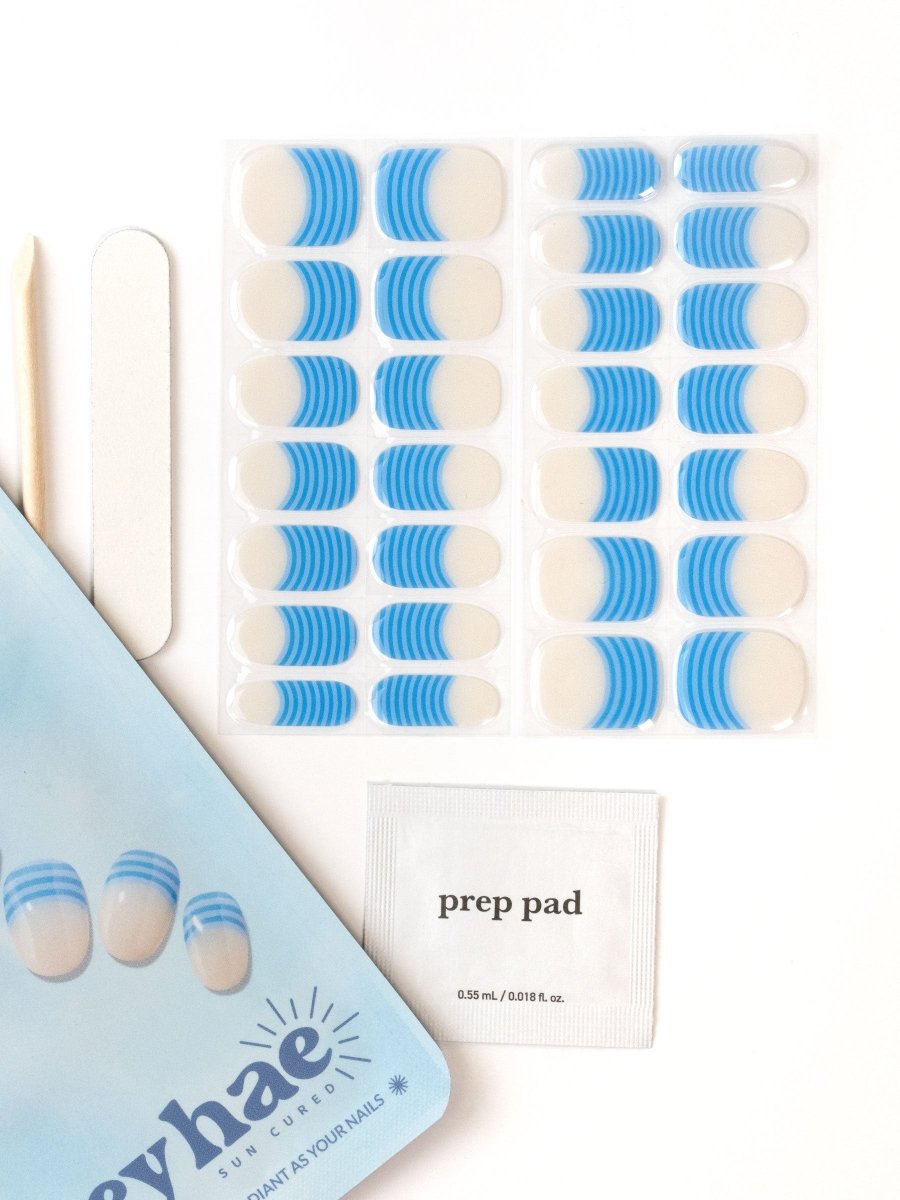 Hey, Blue Feels Right - Heyhae - sun sured gel nail stickers