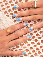 Hey, Blue Feels Right - Heyhae - sun sured gel nail stickers