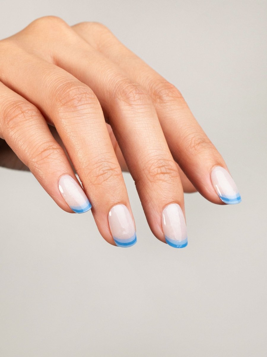 Hey, Blue Feels Right - Heyhae - sun sured gel nail stickers