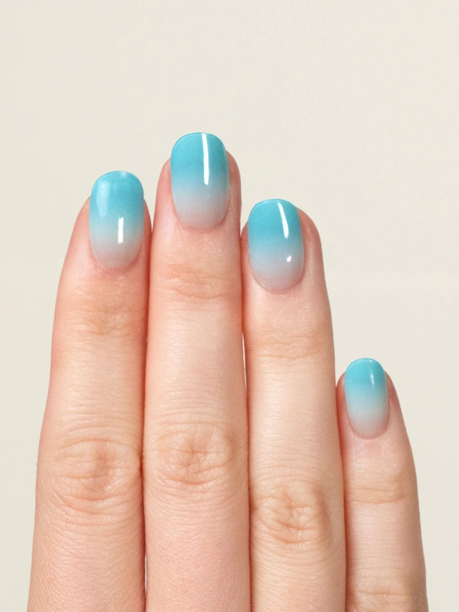 Hey, Blue Me Away - Heyhae - sun sured gel nail stickers