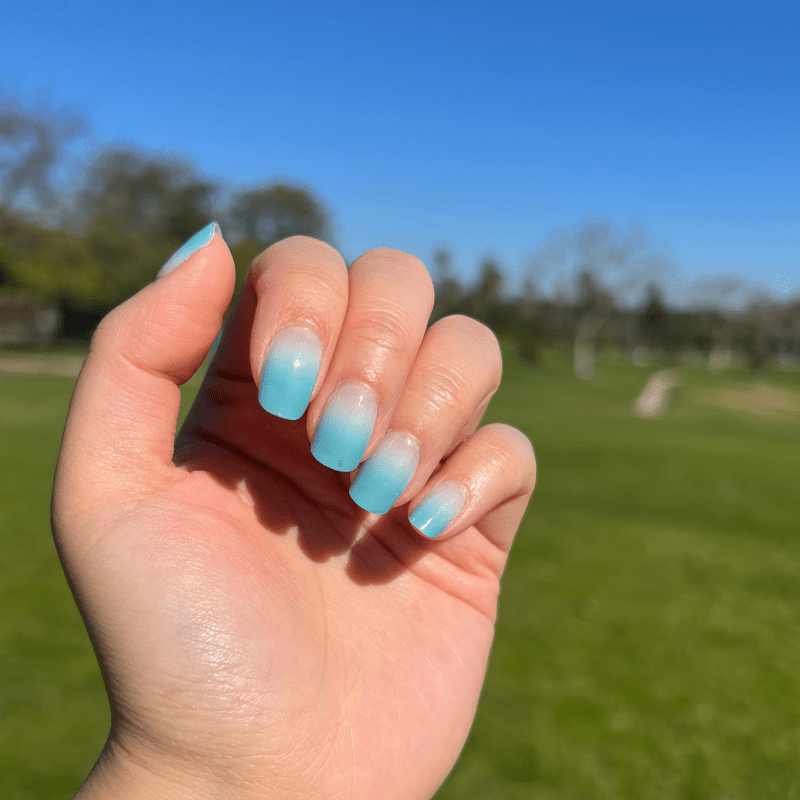 Hey, Blue Me Away - Heyhae - sun sured gel nail stickers