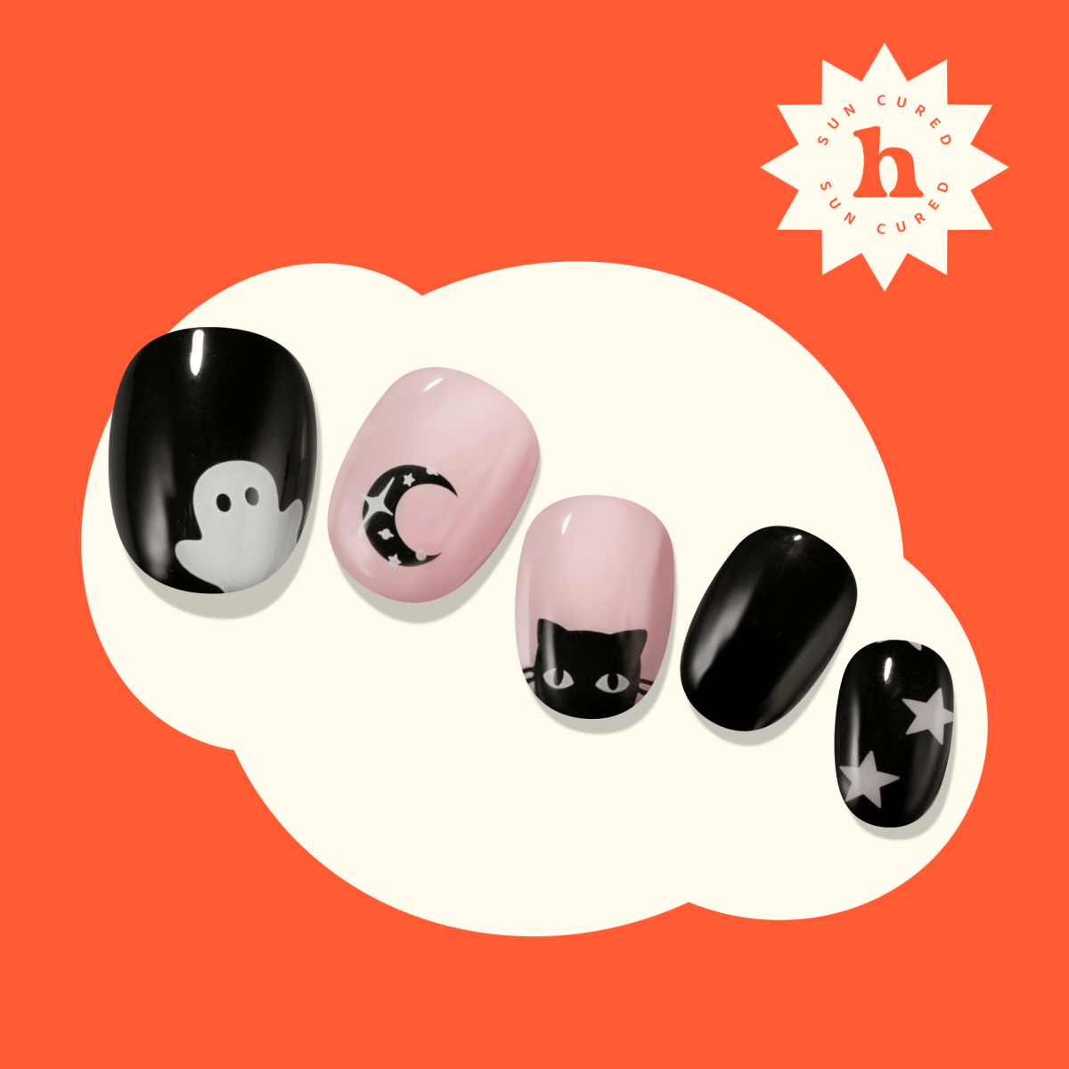 Hey, Boo! - Heyhae - sun sured gel nail stickers
