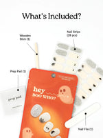 Hey, Boo Who? - Heyhae - sun sured gel nail stickers