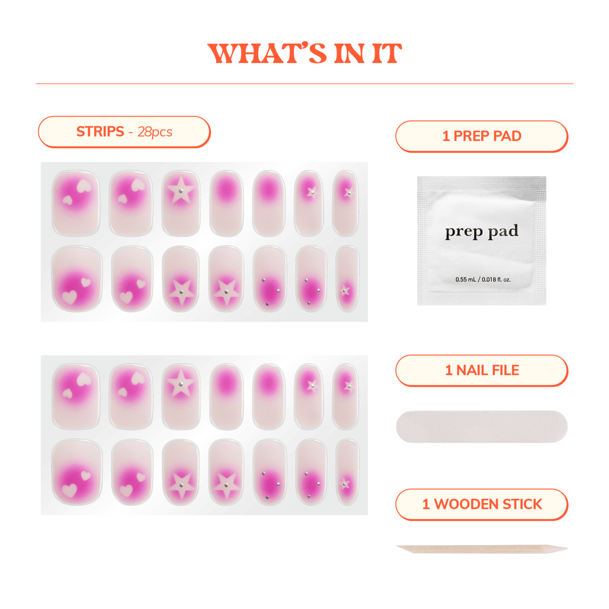 Hey, Born to Sparkle - Heyhae - sun sured gel nail stickers