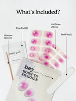 Hey, Born to Sparkle - Heyhae - sun sured gel nail stickers
