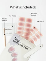 Hey, Bubble Blush - Heyhae - sun sured gel nail stickers