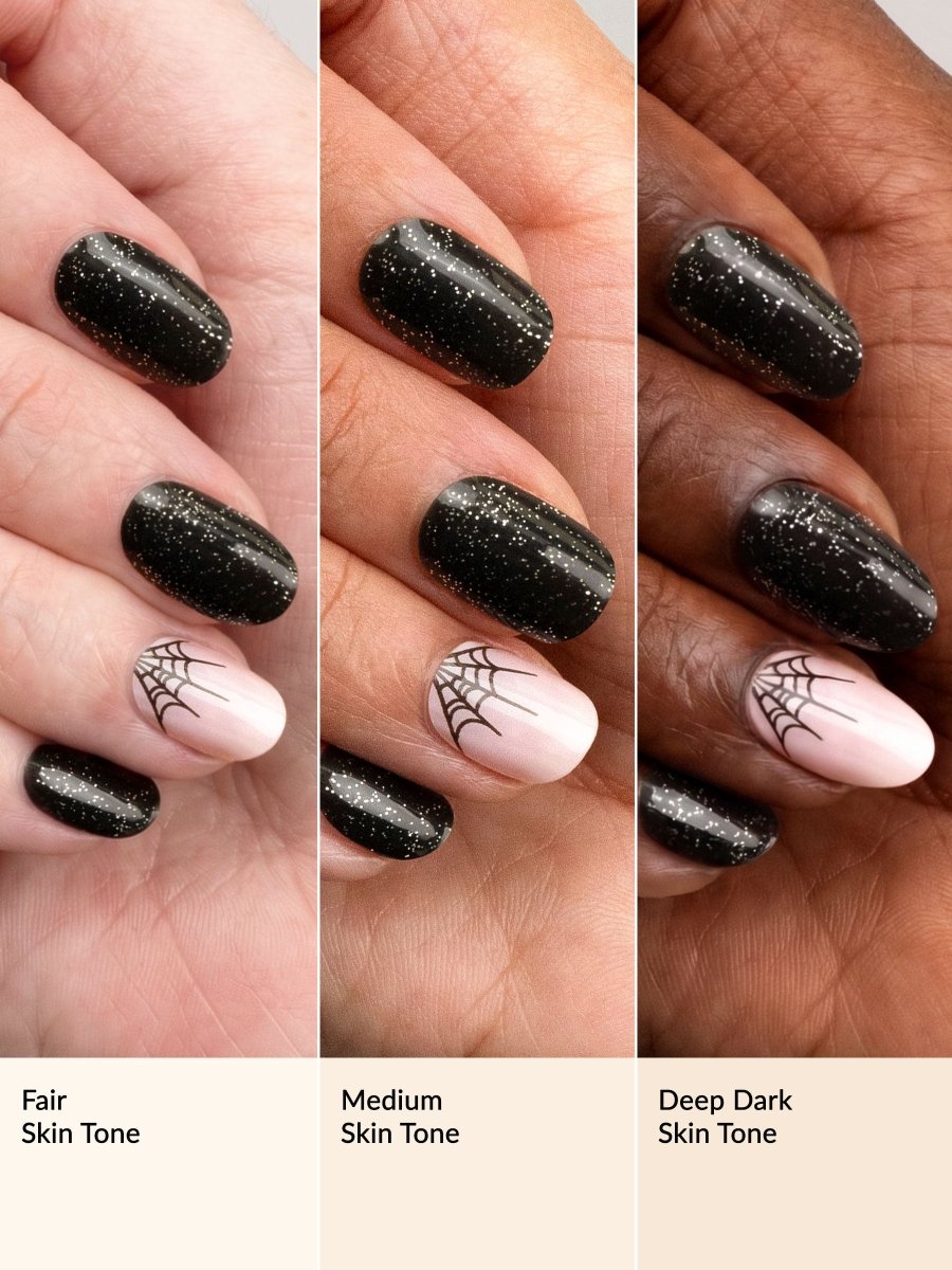 Hey, Caught in your web - Heyhae - sun sured gel nail stickers