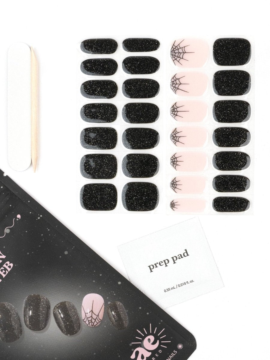 Hey, Caught in your web - Heyhae - sun sured gel nail stickers