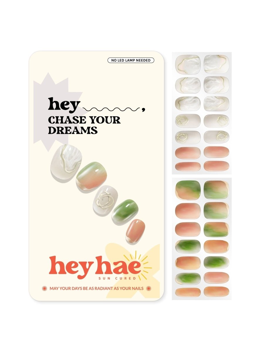 Hey, Chase Your Dreams - Heyhae - sun sured gel nail stickers