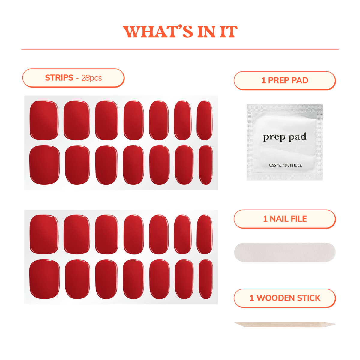 Hey, Cherry on Top - Heyhae - sun sured gel nail stickers