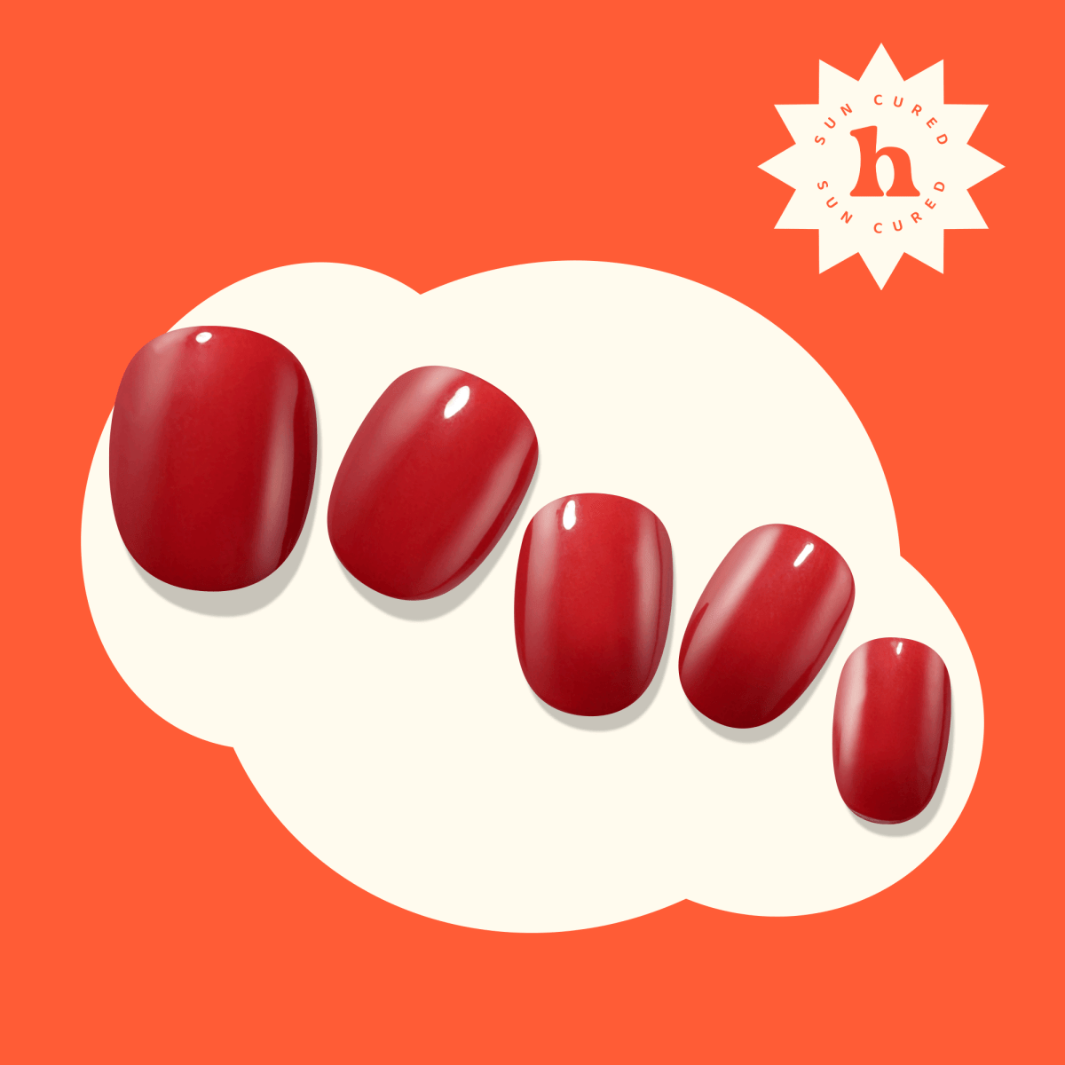 Hey, Cherry on Top - Heyhae - sun sured gel nail stickers
