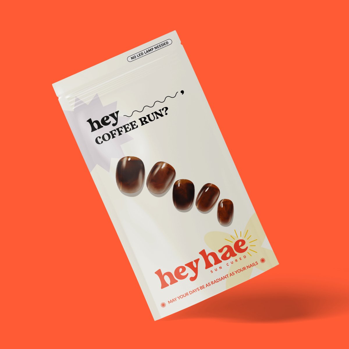 Hey, Coffee Run? - Heyhae - sun sured gel nail stickers