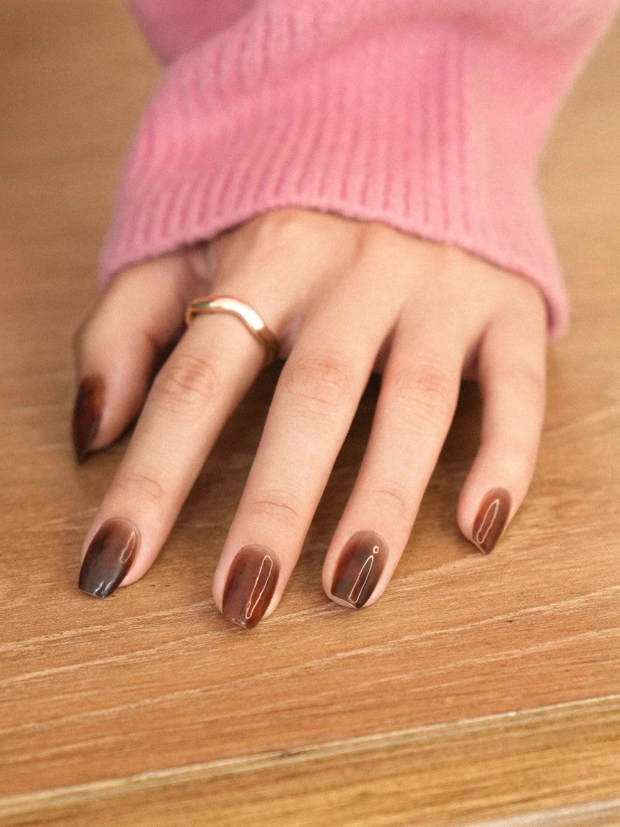 Hey, Coffee Run? - Heyhae - sun sured gel nail stickers