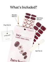 Hey, Cozy Girl Era - Heyhae - sun sured gel nail stickers