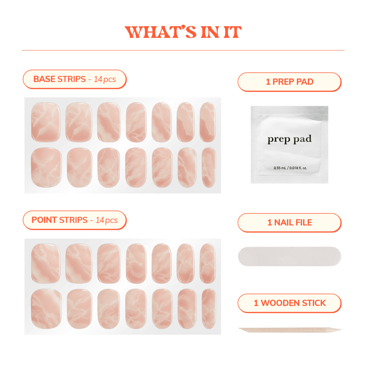 Hey, Crystal Calm - Heyhae - sun sured gel nail stickers
